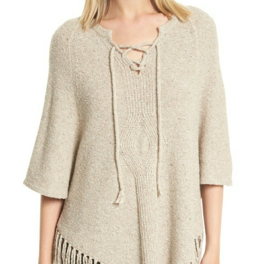 Joie Pedra oatmeal poncho